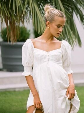 Sabo skirt linen dress